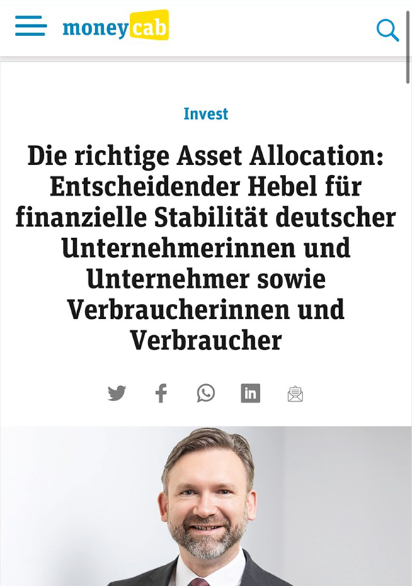 Screenshot MoneyCab Artikel 